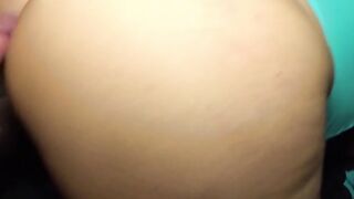 Lots of sperm injected during group sex AO