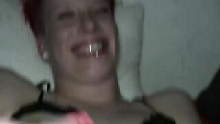 Lots of cum squirted into during a German sex party