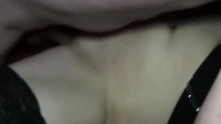 Lots of cum squirted into during a German sex party