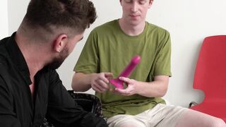 StepsonXXX.com - My enchanting stepdad Chris Damned saw my dildo so I allowed him to