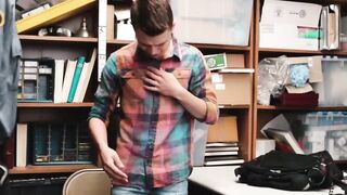 Perps4Sale.com - Cute Gay Twink Barebacked by Hot policeman for Stealing