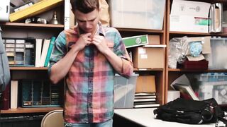 Perps4Sale.com - Cute Gay Twink Barebacked by Hot policeman for Stealing