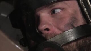 Male was trapped and anal fucked