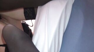 Homemade gang bang with a shy neighbors