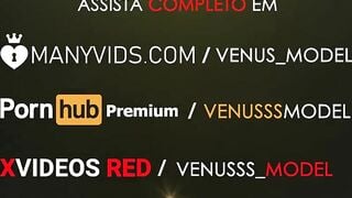 Loira novinha e negão dotado fodem no maior tesão até gozarem - Interracial / Anal / Cum - Venusss e Jefão