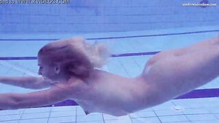 Elena Proklova shows how hot can 1 be alone into the pool