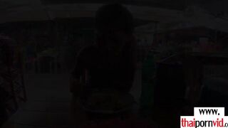 Amateur Thai barely legal Namtaan asks bf to feed her hungry eastern cunt