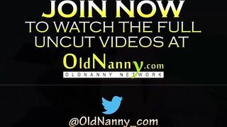 OLDNANNY Thin Old Lady and Her Friendly Solo Play on Webcam