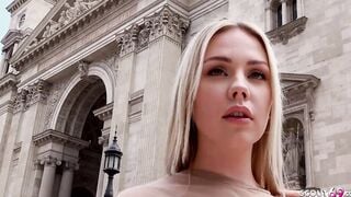 GERMAN SCOUT - FOTO STAR ANGIE PICKUP AND RAW POUNDED AT STREET CASTING JOB