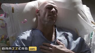 Brazzers - Lily Adams is Committed to Making sure her Patient, Johnny Sins, makes a Full Recovery