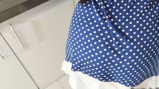 My Crazy Hot Step Daughter Cooking Submissive listens to me into everything - I have to listen to my stepfather, my mother told me but he has sex with me all day and I can not do anything
