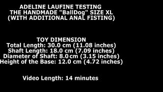 Adeline Lafouine Testing The Handmade Balldog Size XL (With Additional Anal Fisting) TWT055