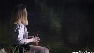 She Is Nerdy - Nerdy beauty Milana insatiable for penis