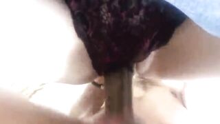 Amoul Solo,  T&A 694 (01) - Bottom watch scenes - Nailed, French Filthy talk, pov, Dressed-sex into satin underwear, heels, doggy style, and head