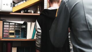Skinny rebellious twink enjoys sucking a horny cop