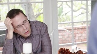 StrokingFamily.com - Stepsons cock as a birthday gift for the slutty blonde milf