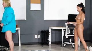 NURU RUBS - Office Masseuse Nina White Satisfy Her Boss With A Sexual Grind With Happy Ending