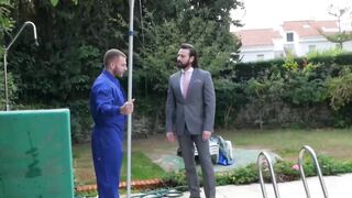 Wet businessman Miguel Angel fucked hard by hunk Diego Reyes