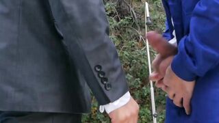 Wet businessman Miguel Angel fucked hard by hunk Diego Reyes