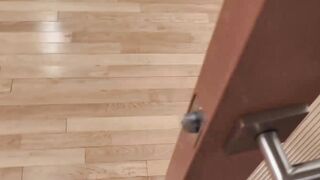 Cute and young stepmom fucked while stuck by big cock