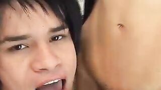 Big dicked latino twinks Raul and Octavio enjoy bareback sex