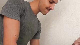 LatinoJuice.com - Blonde DILF disciplined in the ass by Enrique Mudus erect cock