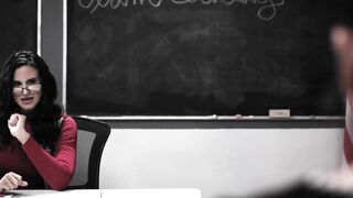 INNOCENT TABOO Long Butt Cheerleader Lets Her Teachers Weird Stepson Assfuck Her Inside Class