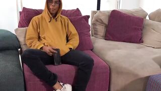 LatinoJuice.com - Stud Latino Jared Nyson masturbates befored cock riding POV