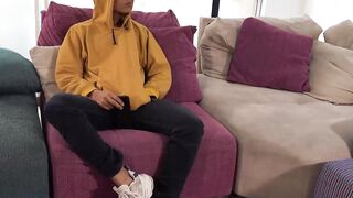 LatinoJuice.com - Stud Latino Jared Nyson masturbates befored cock riding POV