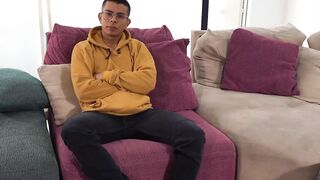 LatinoJuice.com - Stud Latino Jared Nyson masturbates befored cock riding POV