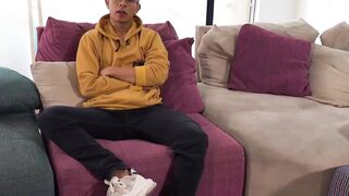 LatinoJuice.com - Stud Latino Jared Nyson masturbates befored cock riding POV