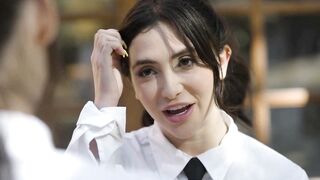 TRANSFIXED - babe Caterer Khloe Kay Ejaculates On Her New Coworker Jane Wildes Snatch During Hidden Affair