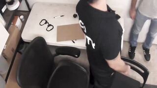 Perps4Sale.com - Male Hunk Suspect Bareback Fucked by Muscular Officer