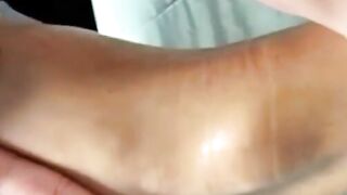 Muscle stud Ricky has his big throbbing cock jerked off