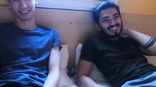 LatinoJuice.com - Skinny Latino teen Cesar Rose rides stud Franco Sins big dick