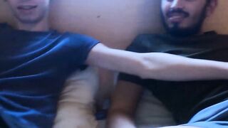 LatinoJuice.com - Skinny Latino teen Cesar Rose rides stud Franco Sins big dick