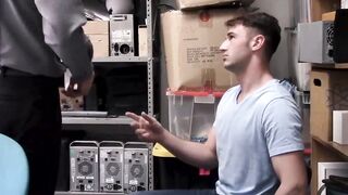 Perps4Sale.com - Hairy shoplifter mouthfucked and banged by hard fucker cop