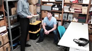 Perps4Sale.com - Hairy shoplifter mouthfucked and banged by hard fucker cop