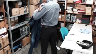 Perps4Sale.com - Hairy shoplifter mouthfucked and banged by hard fucker cop