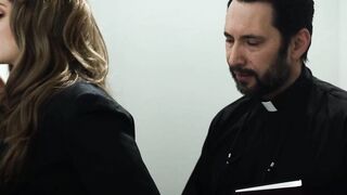 VIRGIN TABOO Troubled 18 Year Old Eliza Eves Fucks Her Preist To Piss Off Her Religious Stepmom