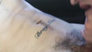Intense take turns cock sucking in the car by horny Bray Love and Haze Weiler