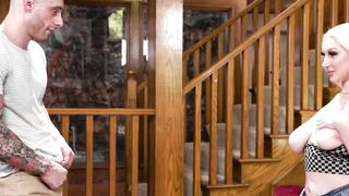 OUT OF THE FAMILY - Big Titted Blonde Skylar Vox Lets Her Pervy Stepbrother Nailed Her Snatch