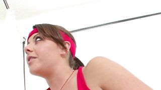 Playing tennis with her is an experience