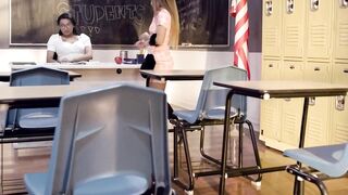 TRANSFIXED - Popular 18yo Lesbians Team Up To Fucked Their Goddess New Tranny Hispanic Professor Jessy Dubai