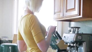 StrokingFamily.com - Teen slut sucks and fucks stepfather behind her moms back