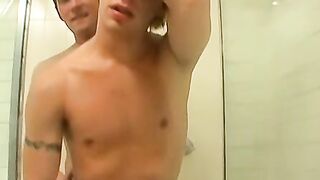 Horny dudes Shane Allen and Casey Wood take turns topping each other