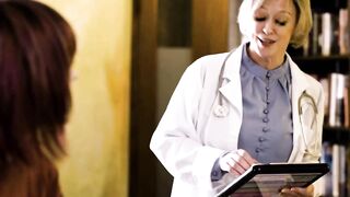TRANSFIXED - Jean Hollywood Has A Physical Exam With Transsexual Nurse Khloe Kay  Her Cis Lesbo Doctor