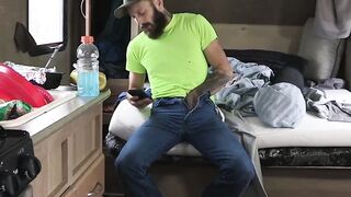 StepsonXXX.com - My white haired stepdad Sherman Maus drills my ass while waiting for