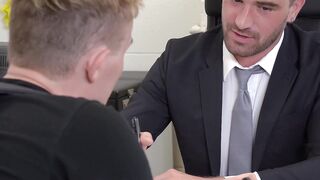 StepsonXXX.com - My blonde stepson Braden Taylor isnt doing his homework so I made hi