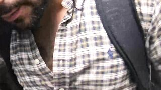LatinoJuice.com - Bearded hottie Antonio showered on his face by my sticky load of cu
